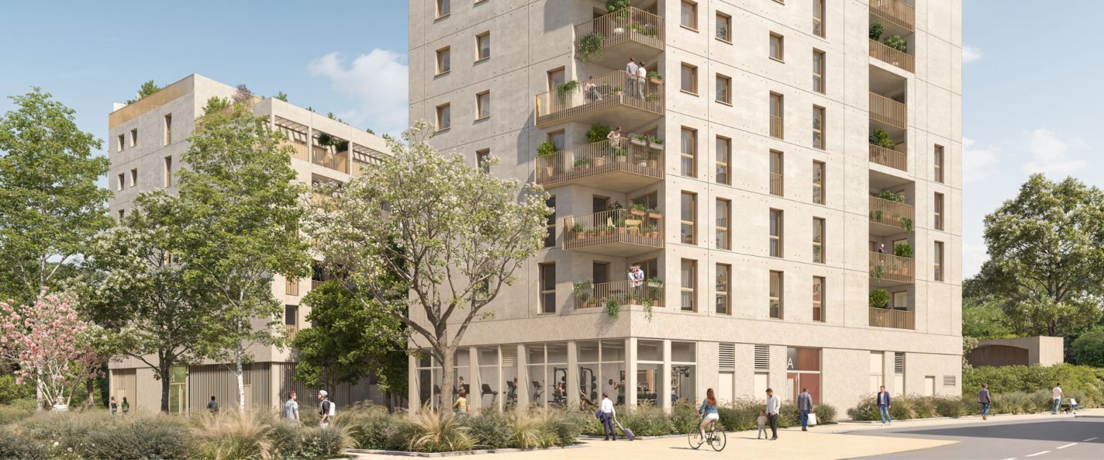 T5 lot B2 101 — LES TERRASSES DU FORT à Aubervilliers — visuel 1 sur 1