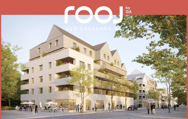 T2 lot A521 — LES CASERNES à Tours — visuel 1 sur 1