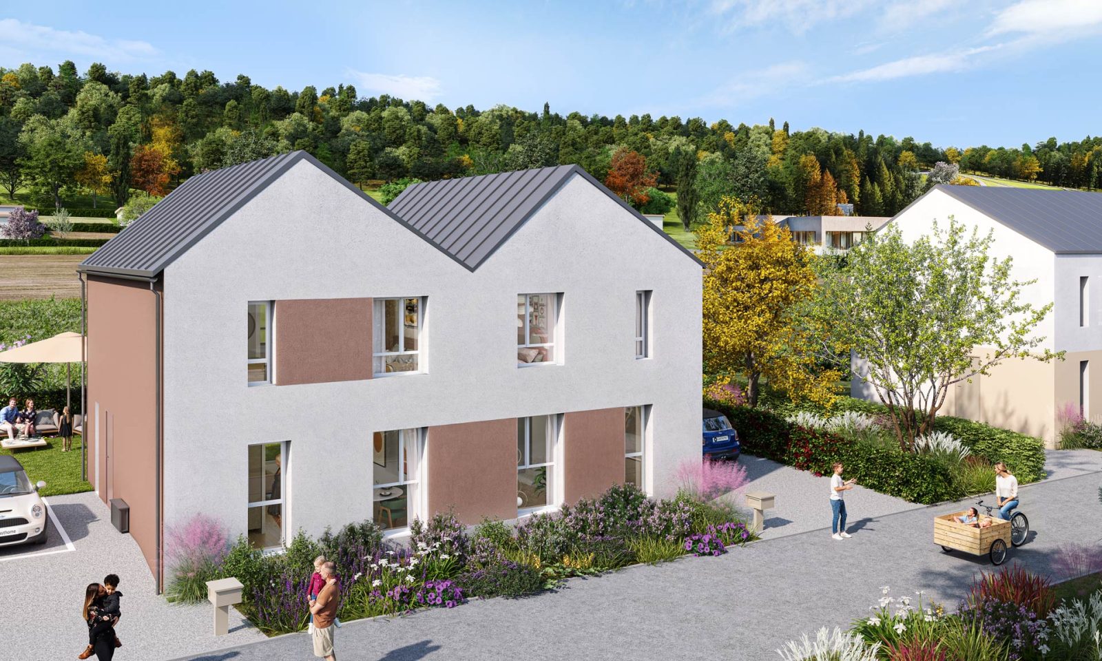T3 lot M21 — Les Jardins de la Cavée à Caudebec-lès-Elbeuf — visuel 1 sur 1