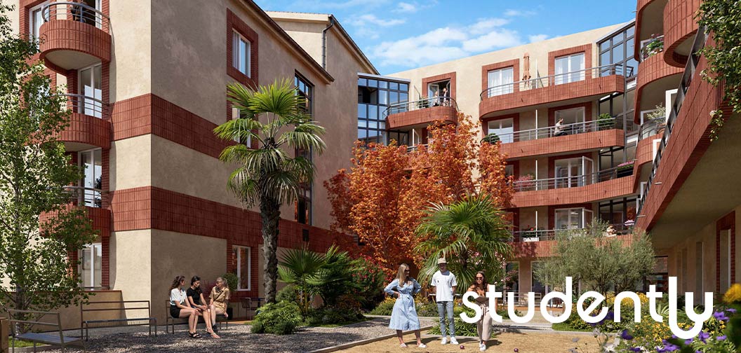 T1 lot A3.01 — STUDENTLY TOULOUSE ST CYPRIEN à Toulouse — visuel 1 sur 1