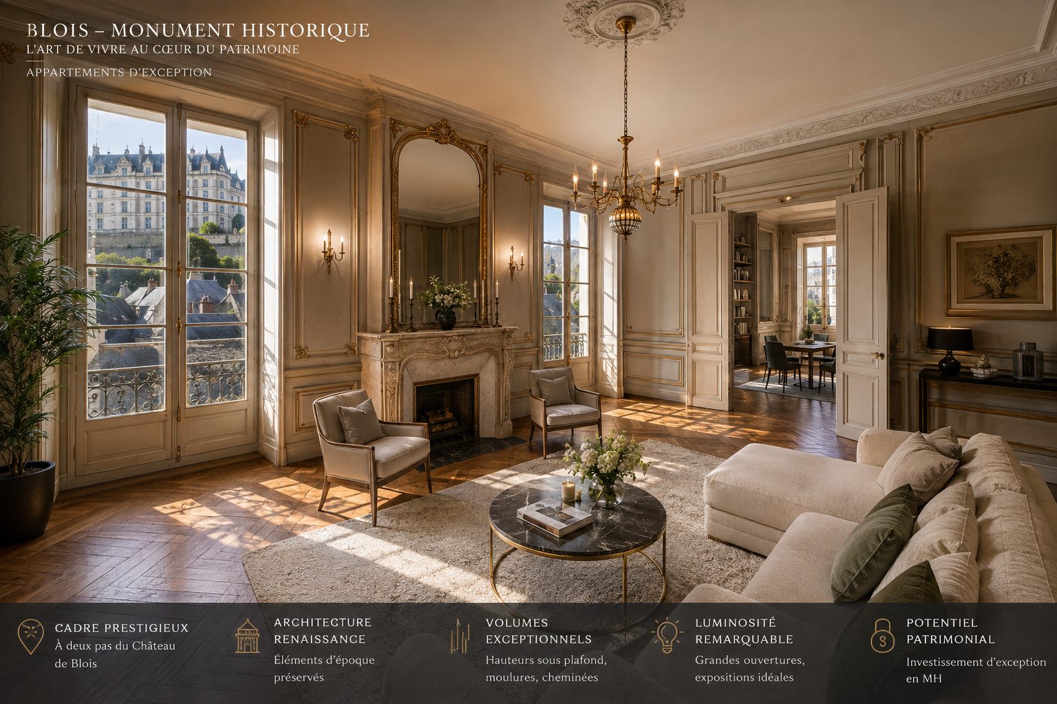 T1 lot 3 — Hotel de la Chancellerie à Blois — visuel 1 sur 1