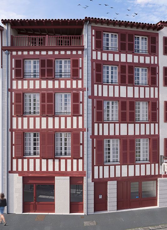 T1 lot A3 — 68 & 70 rue Bourgneuf à Bayonne — visuel 1 sur 1