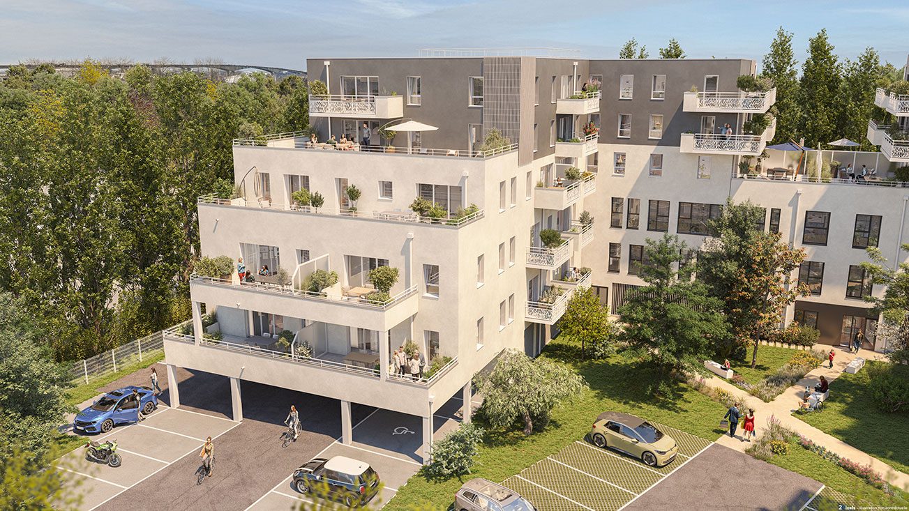 T4 lot A402 — Les Terrasses de l'Orne – LOGEMENTS BATIMENT A à Mondeville — visuel 1 sur 1