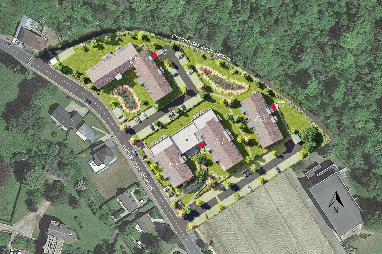 T4 lot A003 — Résidence du Val Saint Denis à Pavilly — visuel 1 sur 1