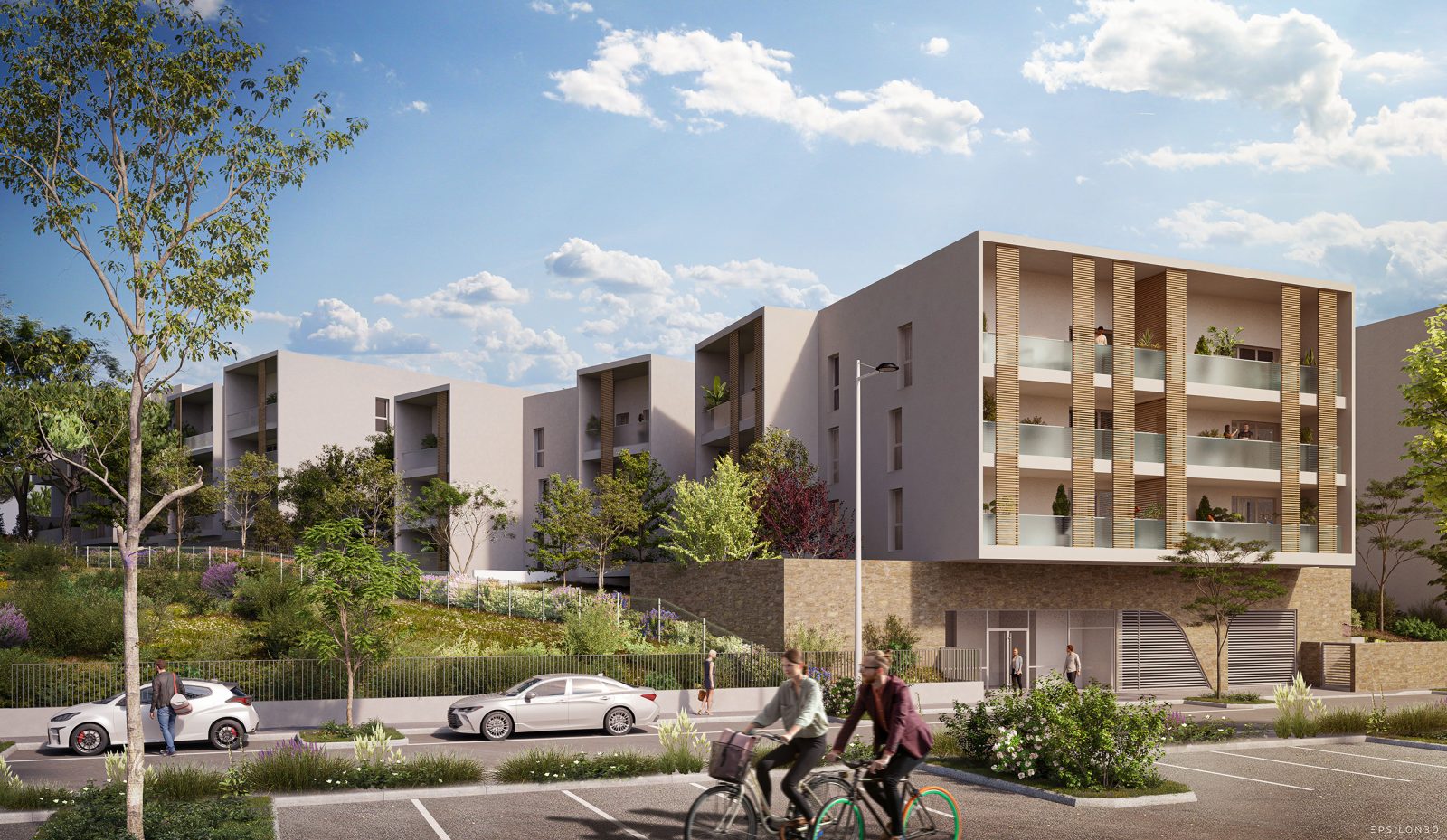 T3 lot A301 LIBRE — Les CINQ SENS à Béziers — visuel 1 sur 1