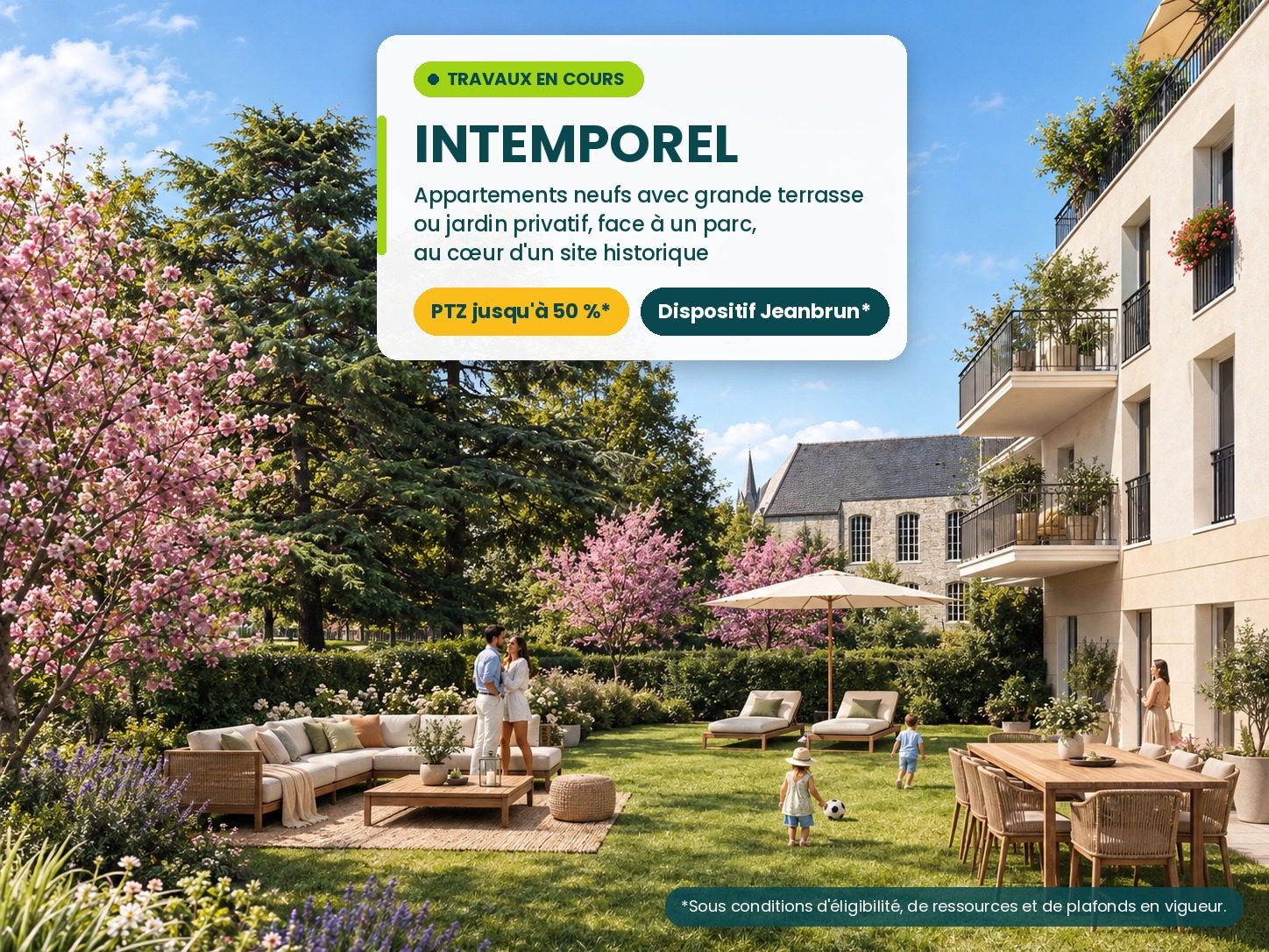 Programme neuf INTEMPOREL à Saint-Jean-de-la-Ruelle — visuel 1 sur 1
