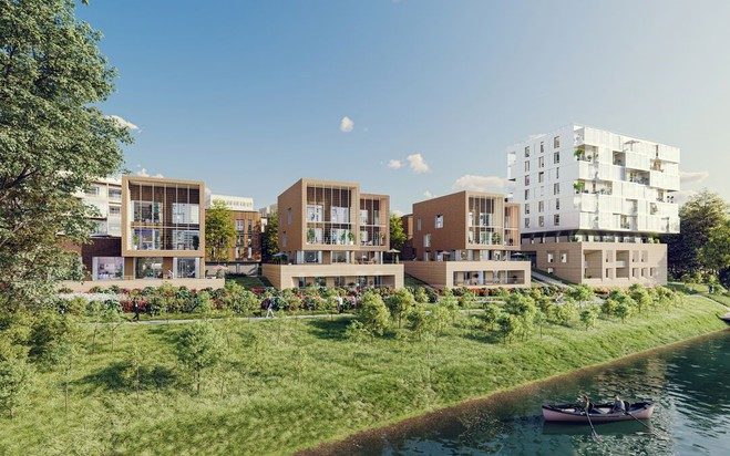 T3 lot A401+P — ILE EN SEINE - PB7 - LE DELTA à L'Île-Saint-Denis — visuel 1 sur 1