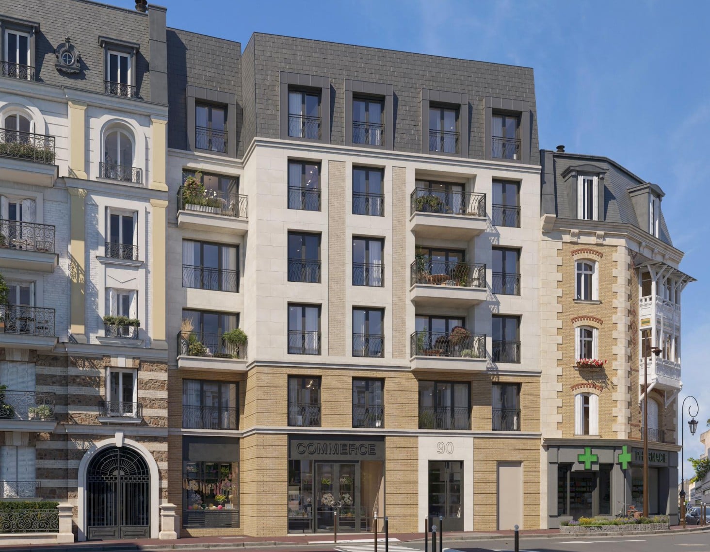 T2 lot A24 — 90 REPUBLIQUE à Saint-Cloud — visuel 1 sur 1