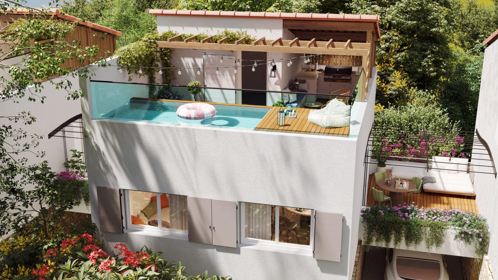 T4 lot 007 — VILLAS MONA à Cavalaire-sur-Mer — visuel 1 sur 1