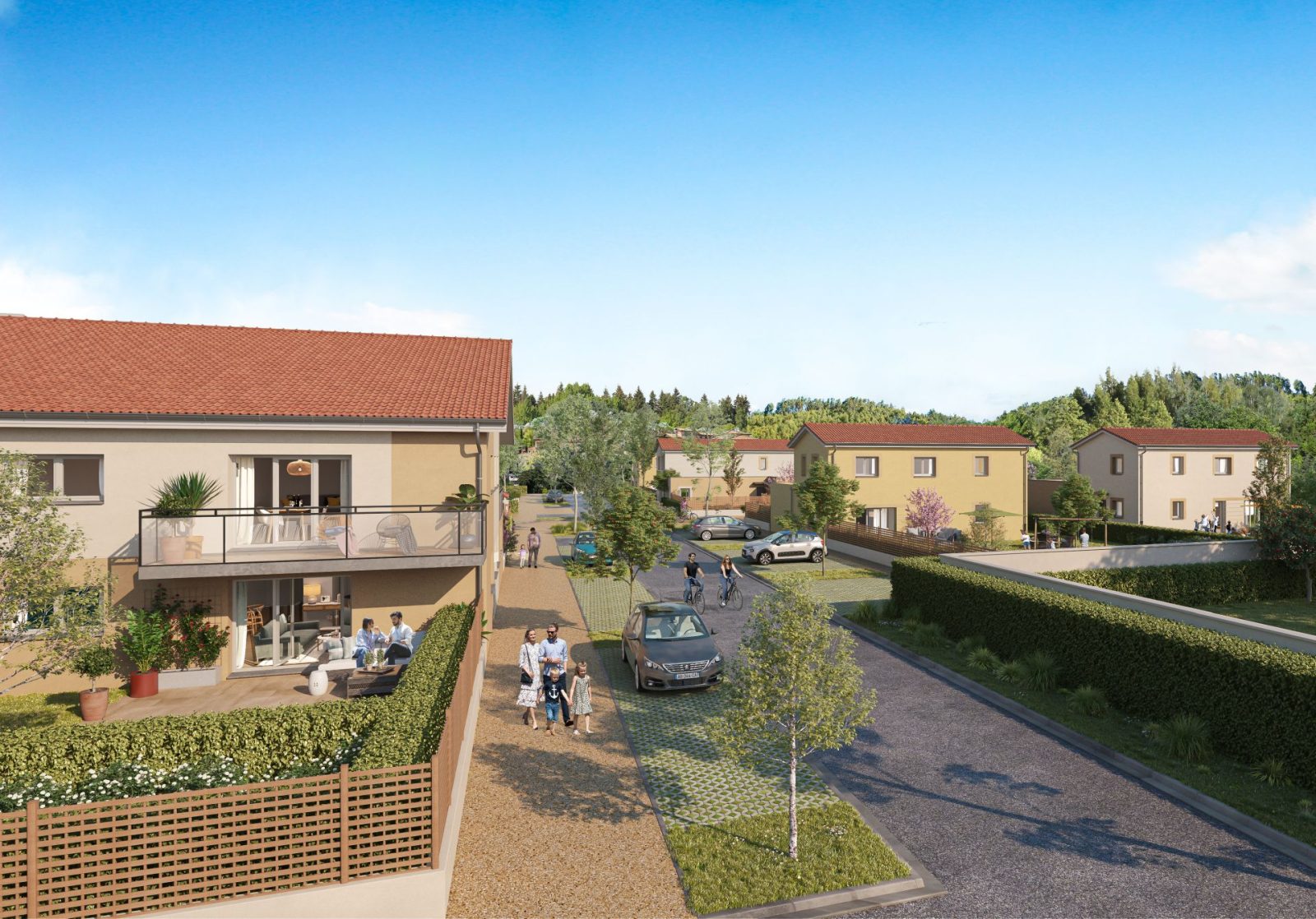 T5 lot M003 — Les Villas Gambetta - Maisons à Genas — visuel 1 sur 1
