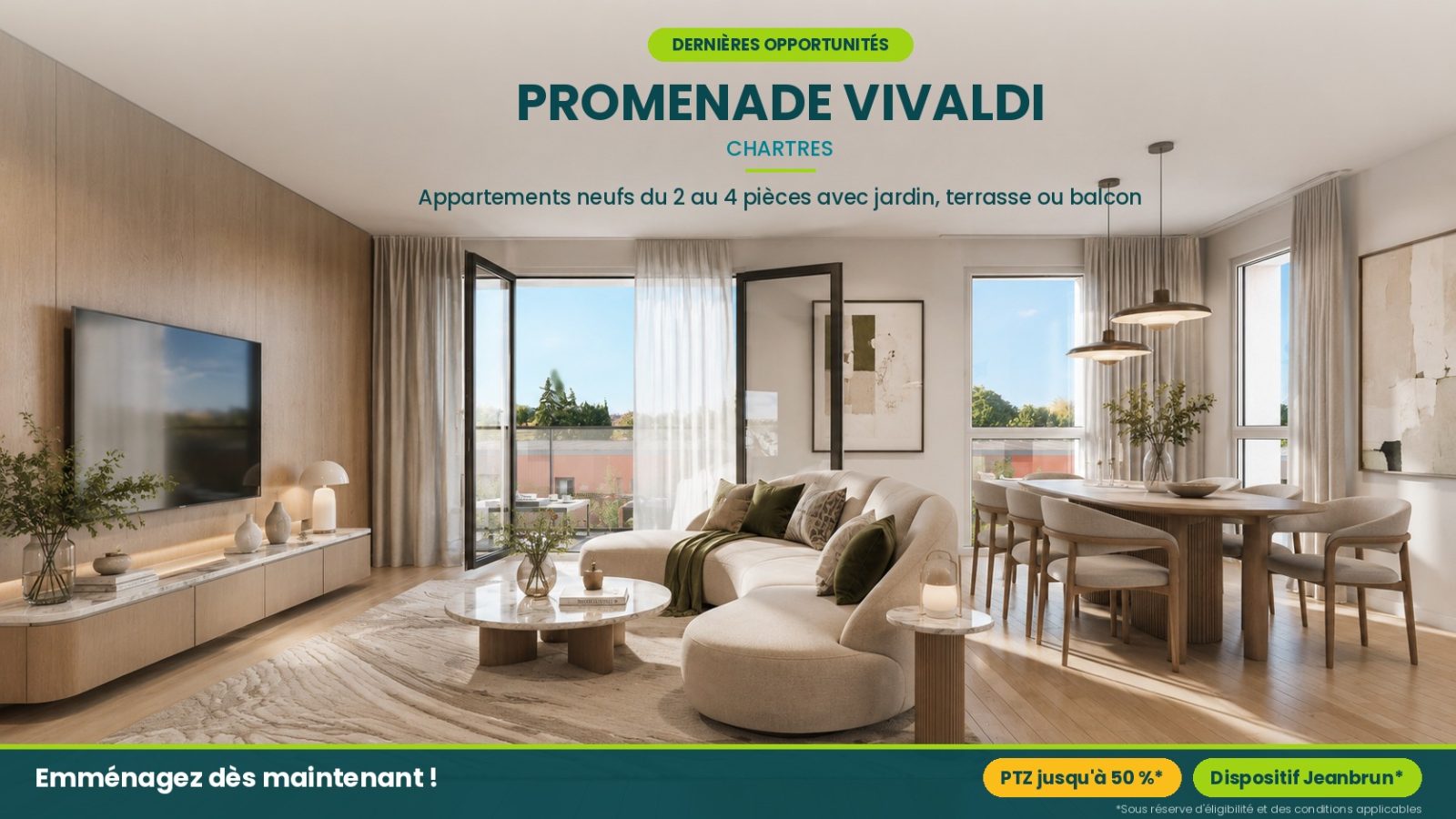 Programme neuf PROMENADE VIVALDI à Le Coudray — visuel 1 sur 1