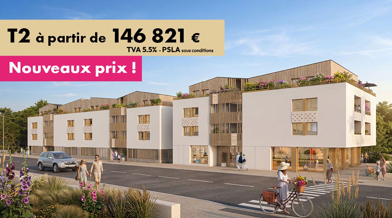 Carré des Sables – Tr 1 : Bat A D & E à Saint-Jean-de-Monts — visuel 1 sur 1