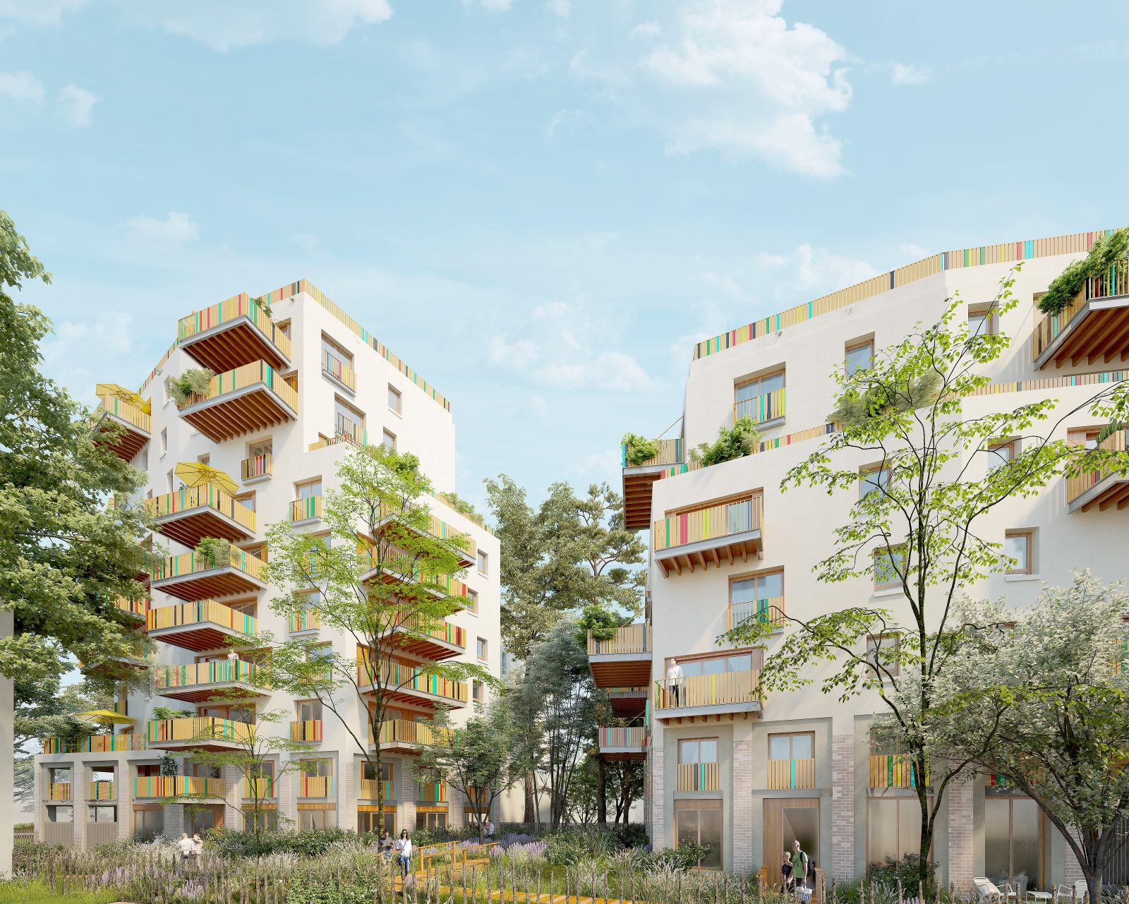 T4 lot B 5.02 — Les Balcons à Saint-Denis — visuel 1 sur 1