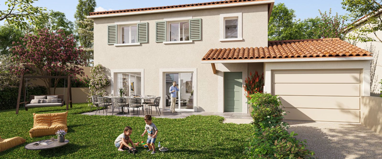T4 lot V15 — LE DOMAINE DE JEAN - maisons à Saint-Zacharie — visuel 1 sur 1