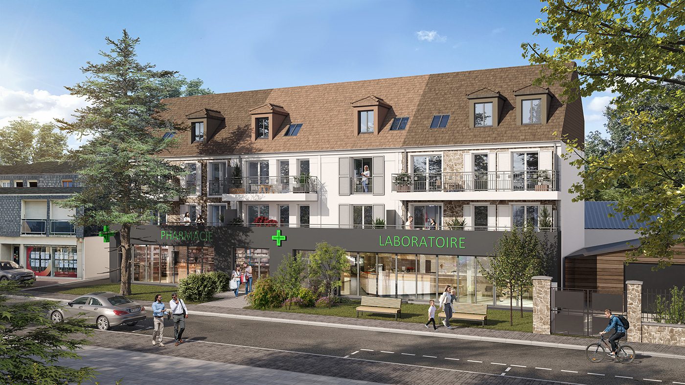 T2 lot A108 — RESIDENCE DES IMPRESSIONNISTES à Osny — visuel 1 sur 1