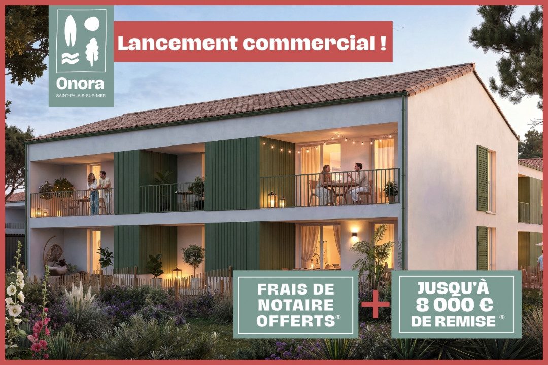 Programme neuf ONORA à Saint-Palais-sur-Mer — visuel 1 sur 1