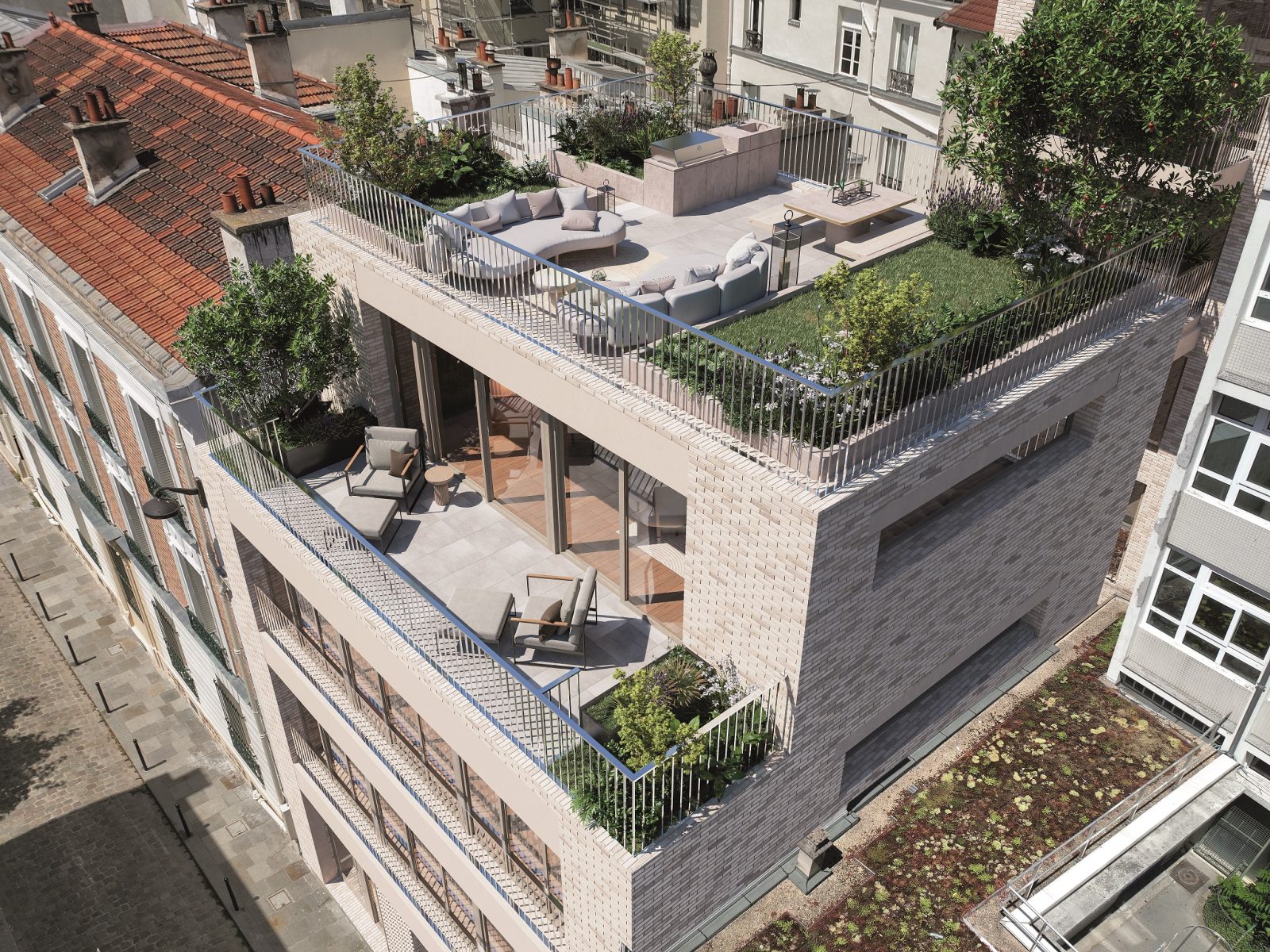 T4 lot TRIPLEX — Alésia à Paris — visuel 1 sur 1