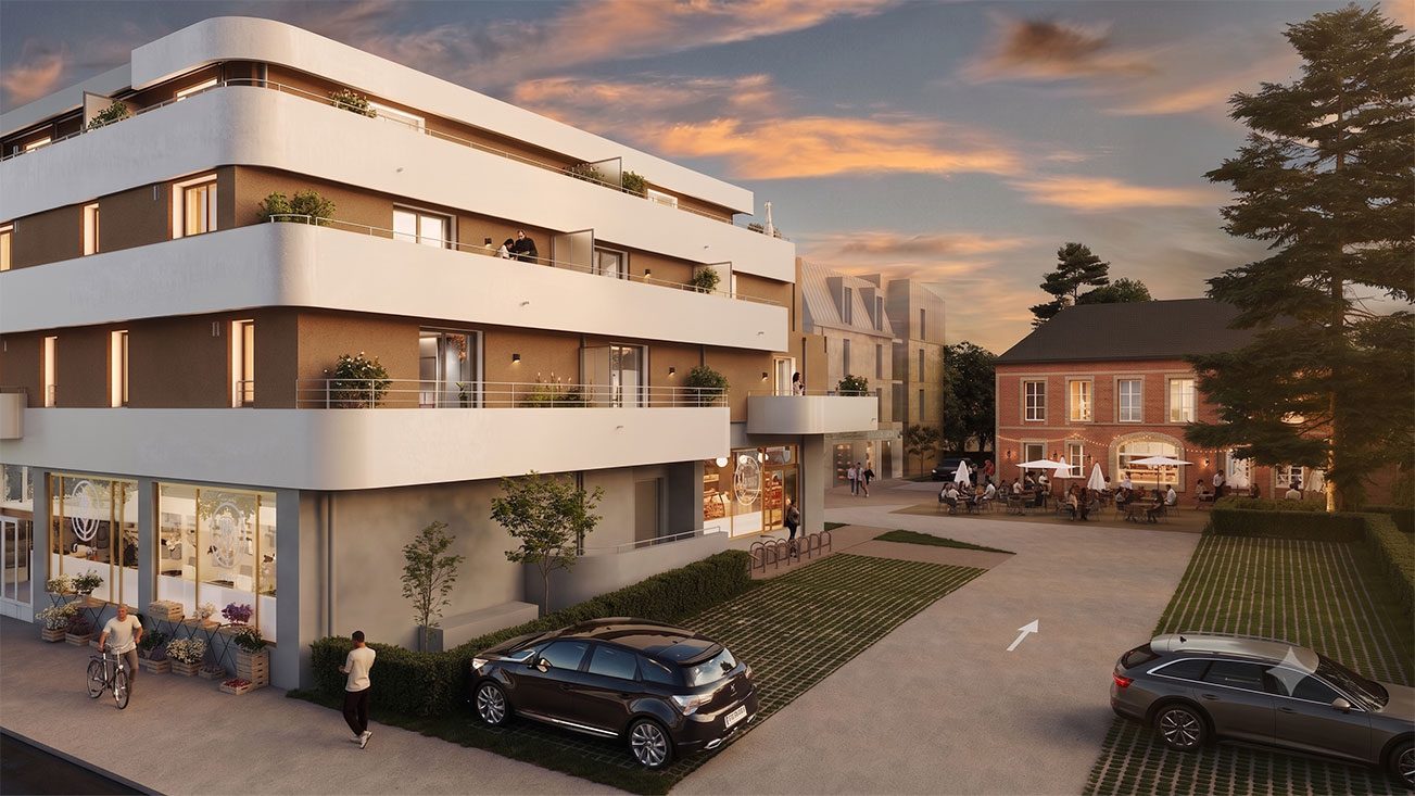 Programme neuf Bois - Guillaume - Le Faubourg Saint Antoine - BATIMENT D : ATOME à Bois-Guillaume — visuel 1 sur 1