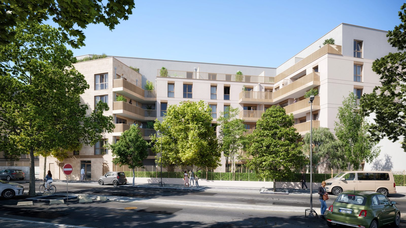 T3 lot B-201 — FAUBOURG 19 à Aubervilliers — visuel 1 sur 1