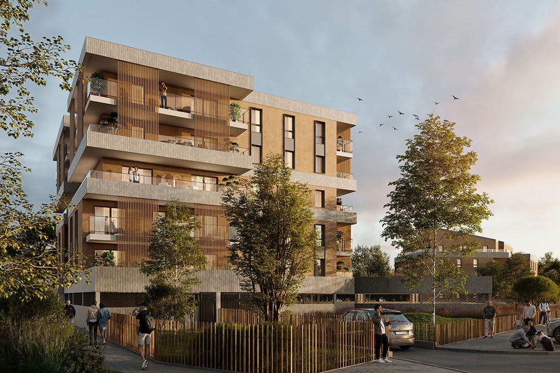 T2 lot A302 — Villas Conti_Lot 5 à Saint-Nazaire — visuel 1 sur 1
