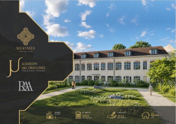 Programme neuf Jardin des Ursulines à Dole — visuel 1 sur 1
