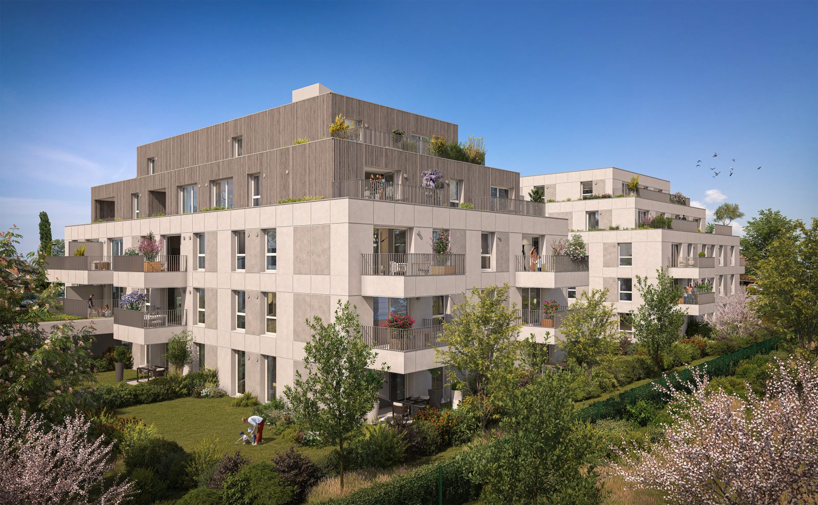T3 lot A302 — Les Jardins Sophoras à Bischheim — visuel 1 sur 1