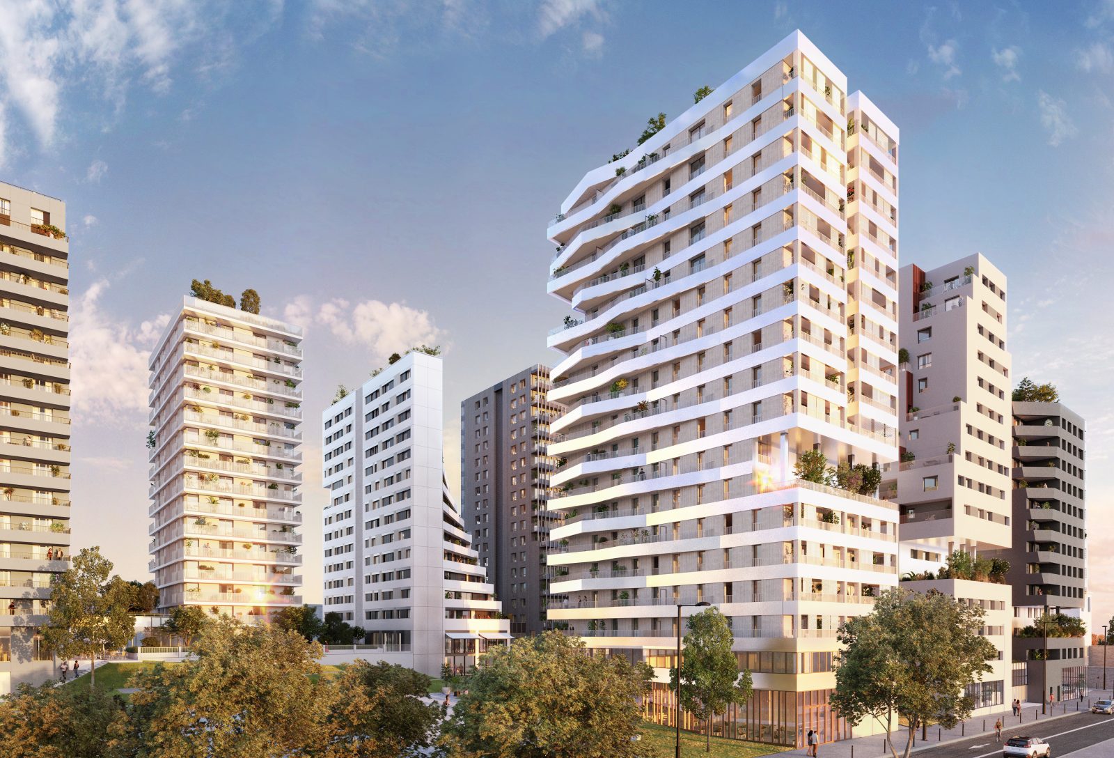 T4 lot 044 — Les Lumières Pleyel "Filanti" à Saint-Denis — visuel 1 sur 1