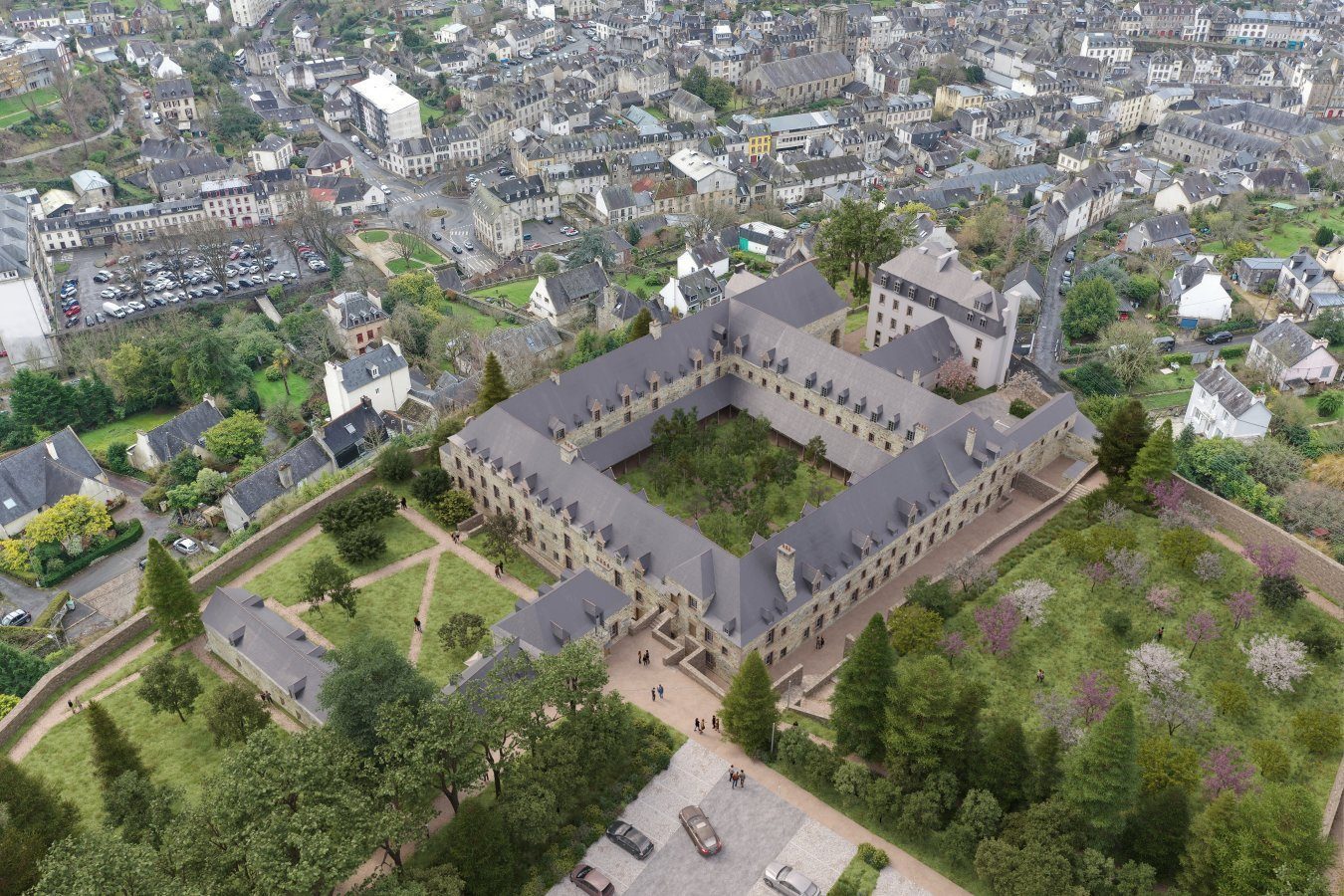 Ancien Couvent des Ursulines Morlaix (Déficit Foncier) à Morlaix — visuel 1 sur 1