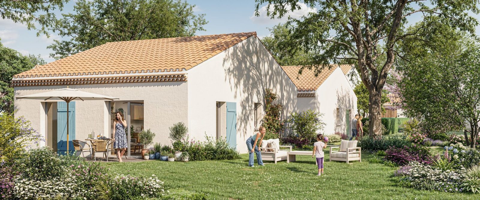 T4 lot A003 — LES JARDINS D'AURIANE - maisons à Saint-Palais-sur-Mer — visuel 1 sur 1