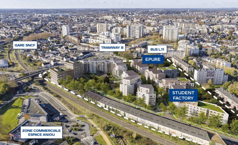 Programme neuf STUDENT FACTORY ANGERS - MONTAIGNE à Angers — visuel 1 sur 1