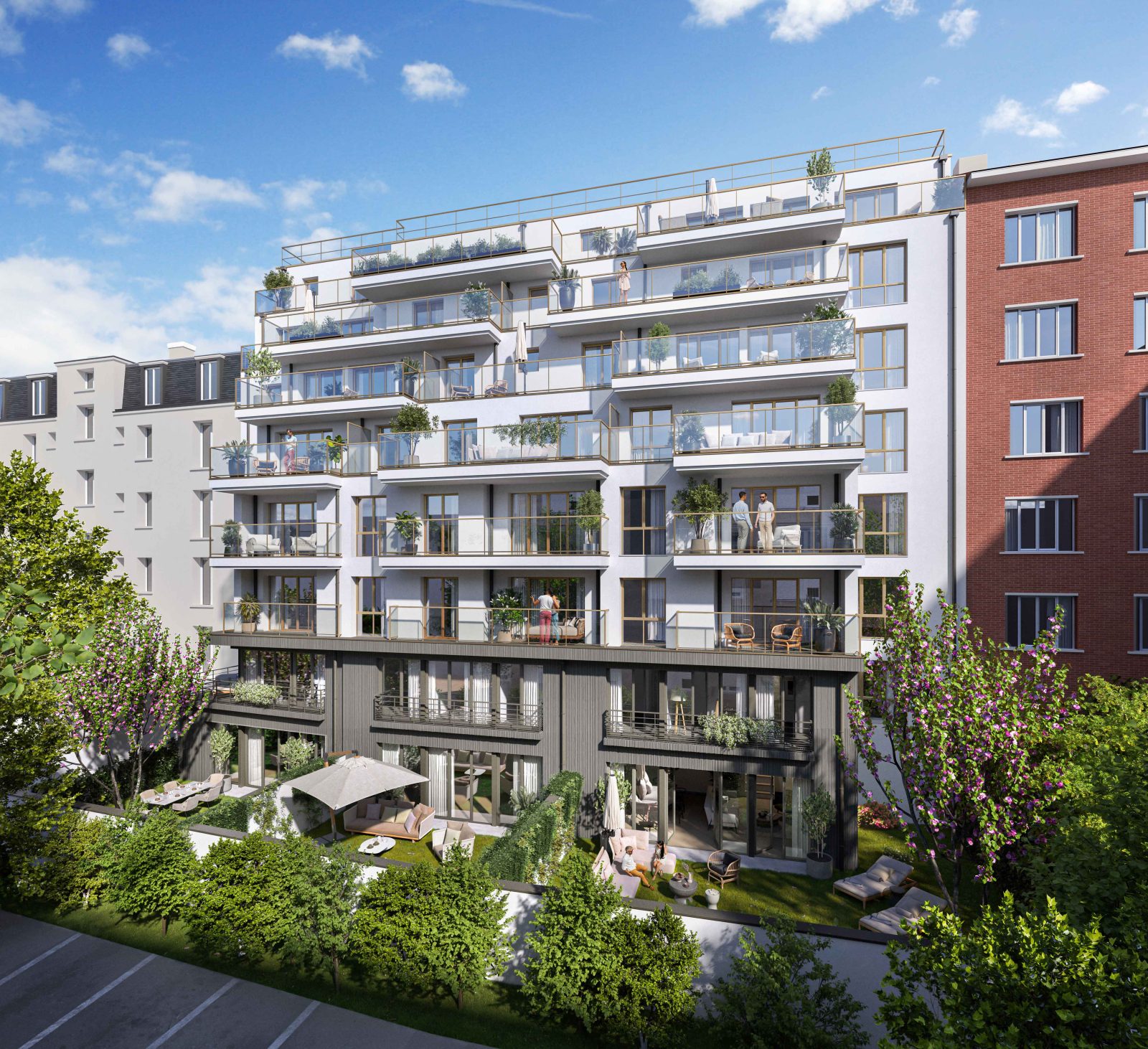Programme neuf Boulogne - Les Terrasses du marché à Boulogne-Billancourt — visuel 1 sur 1