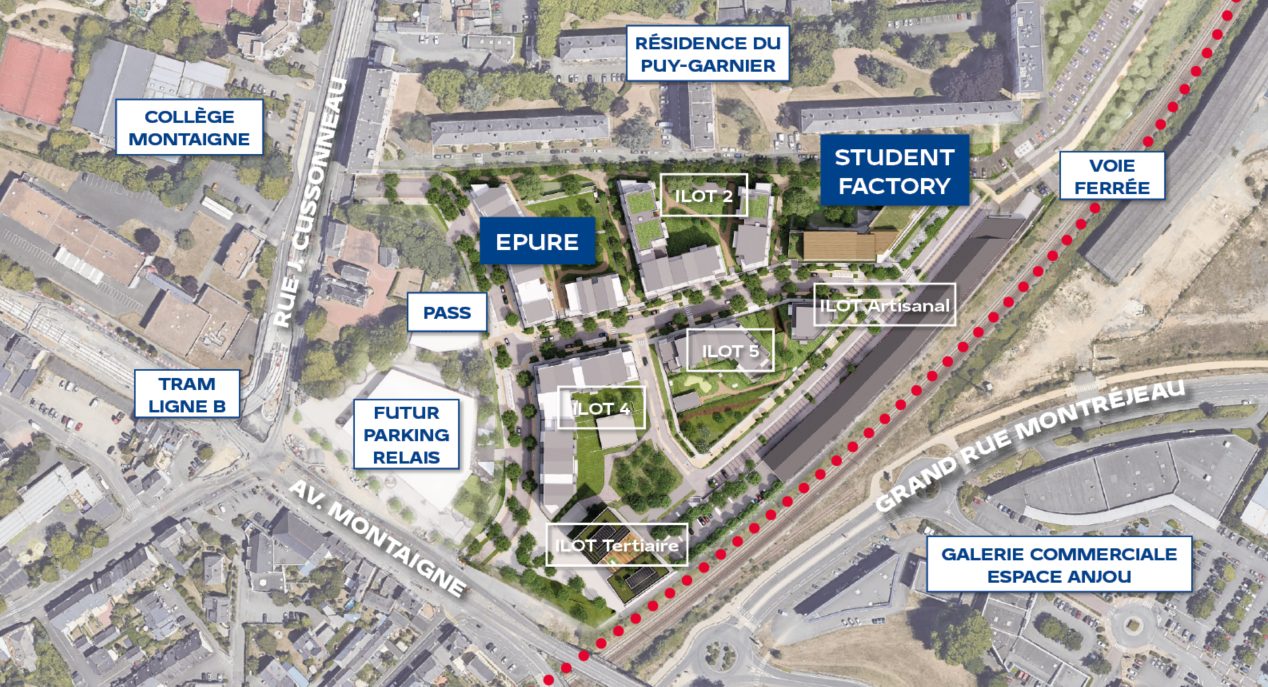 Programme neuf EPURE - QUARTIER MONTAIGNE à Angers — visuel 1 sur 1