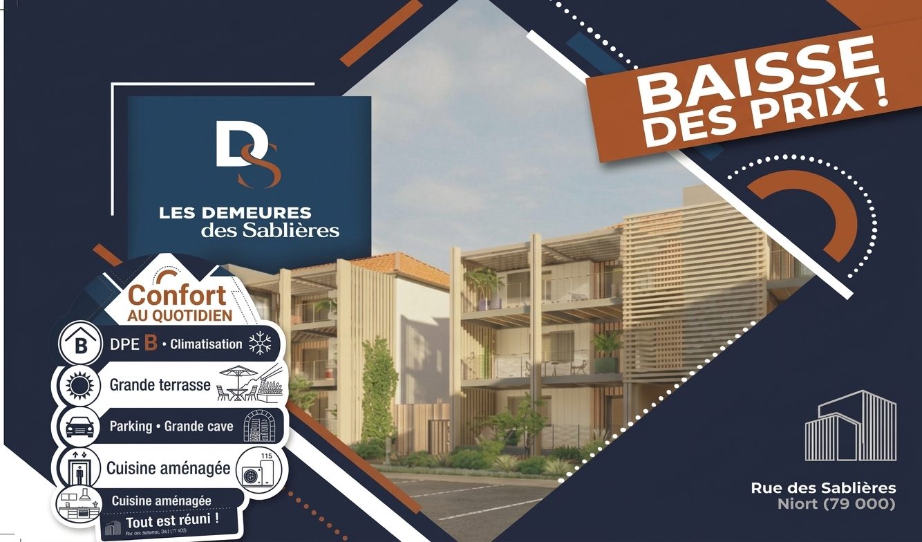 Programme neuf LES DEMEURES DES SABLIERES à Niort — visuel 1 sur 1