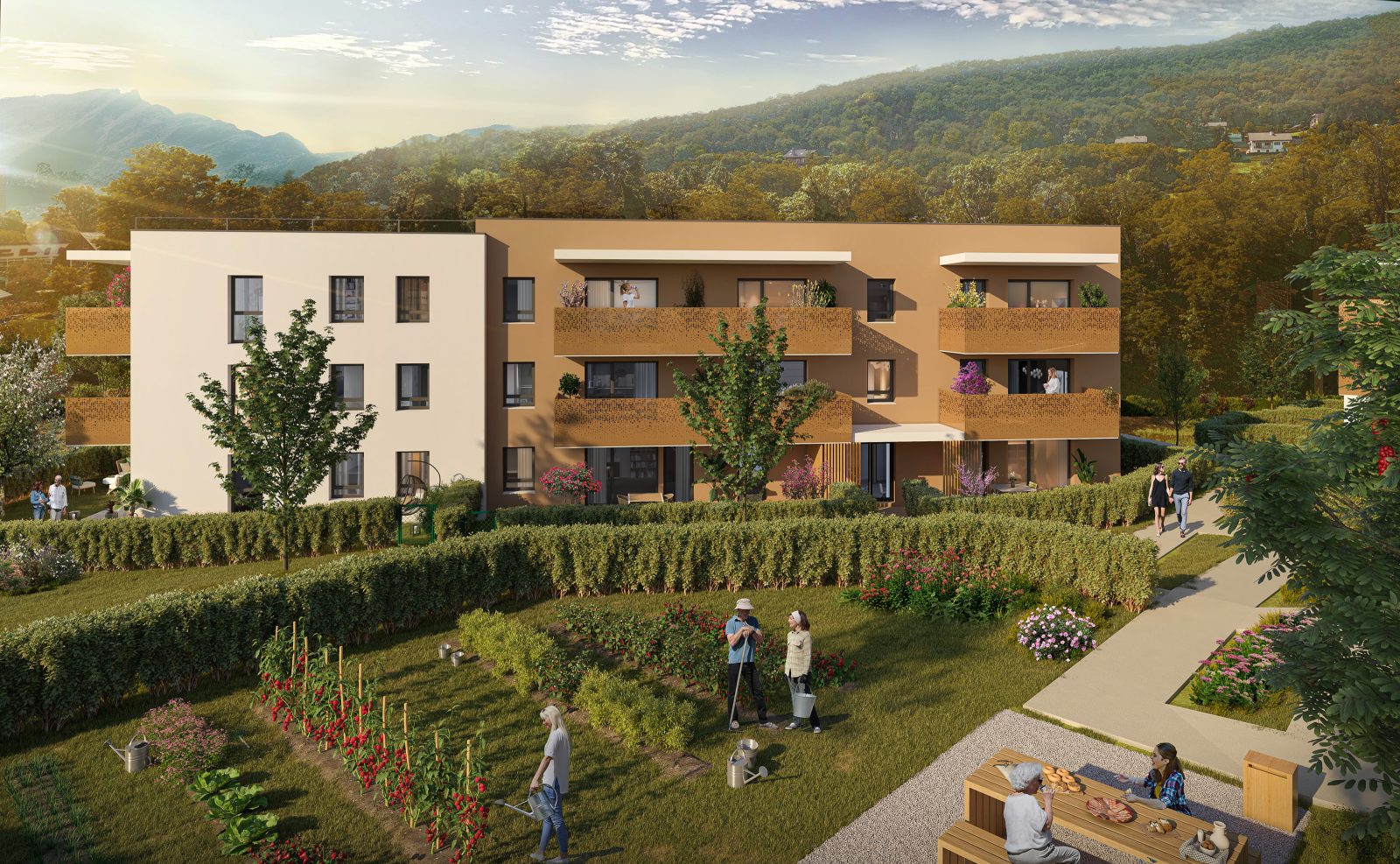 T4 lot E005 — Flore'O à Aix-les-Bains — visuel 1 sur 1
